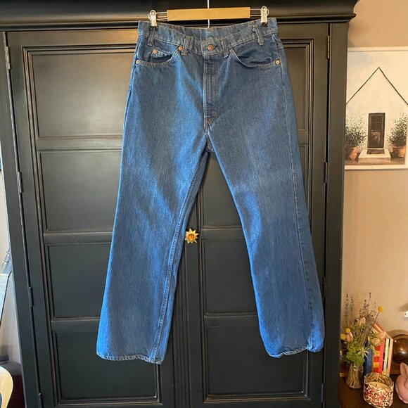 80's Levis 517 Orange Tab Bootcut Jeans – Size 36x30 – Excellent Vintage Denim
